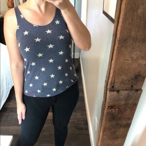 Alternative Apparel small star/July 4th tank